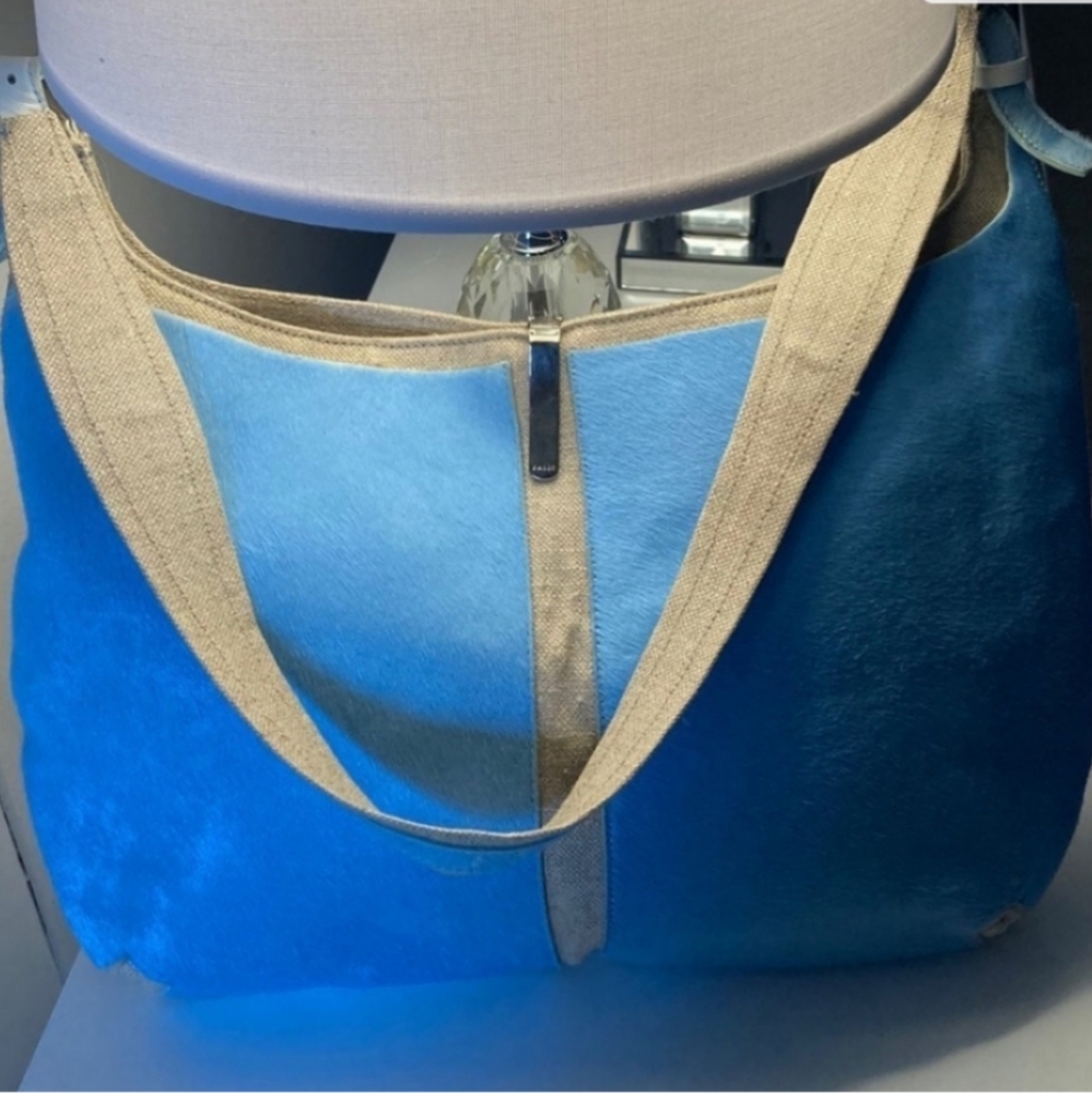 Rare Luxury Vintage Bally Calf Hair Bag